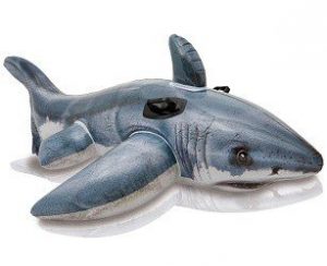 Intex 57525 Надувная игрушка-наездник 173х107см «Акула» от 6 лет